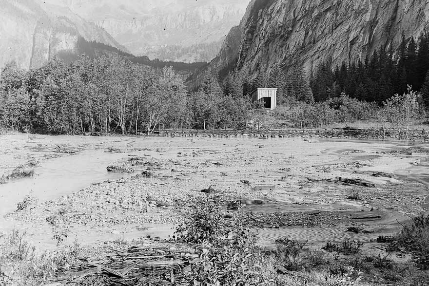 lötschbergtunnel gasterntal Einbruch