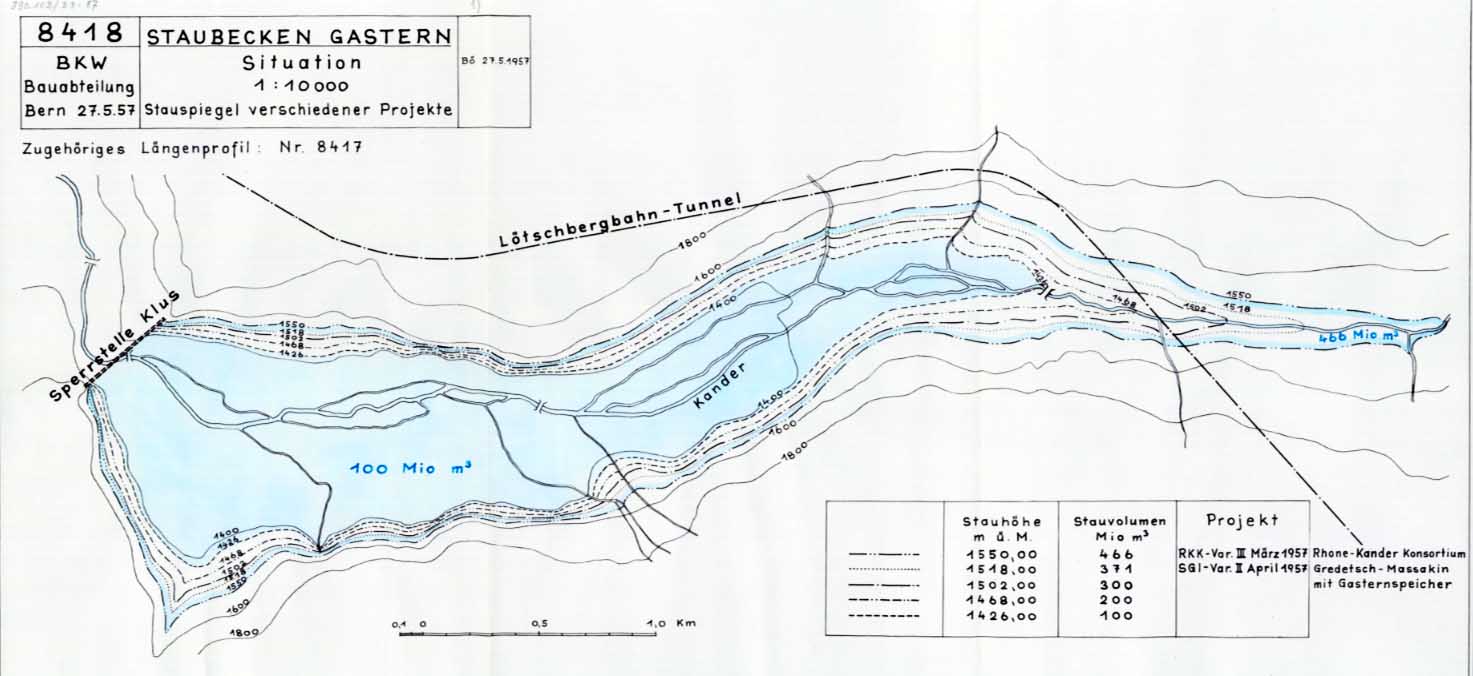 Stausee im Gasterntal